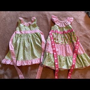 Shrimp and grits kids Spring/Easter dresses